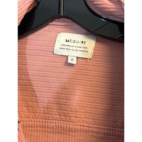 McGuire Shrunken Cropped Corduroy Jacket Size L - Picture 2 of 3